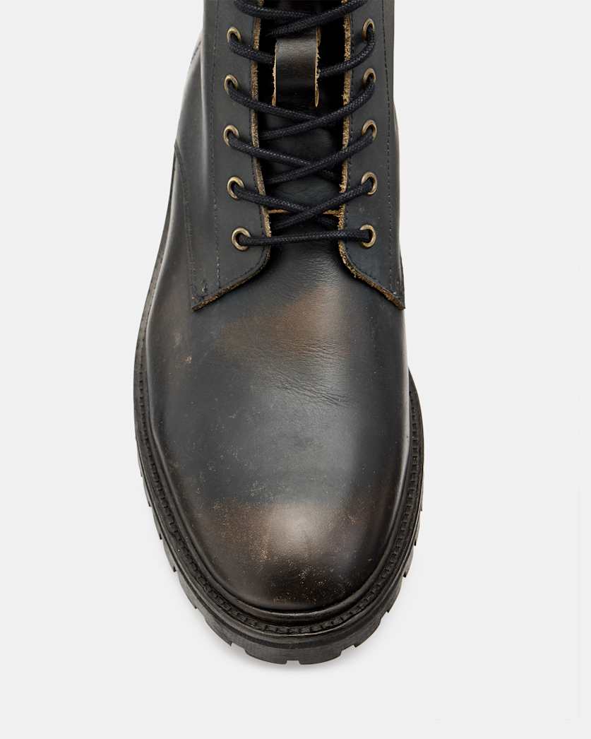 Tobias Lace Up Leather Boots