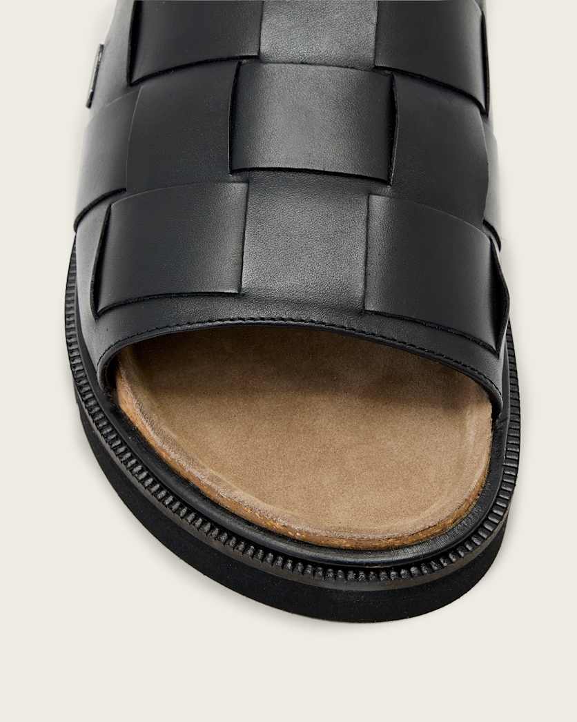 Randal Woven Leather Sandals