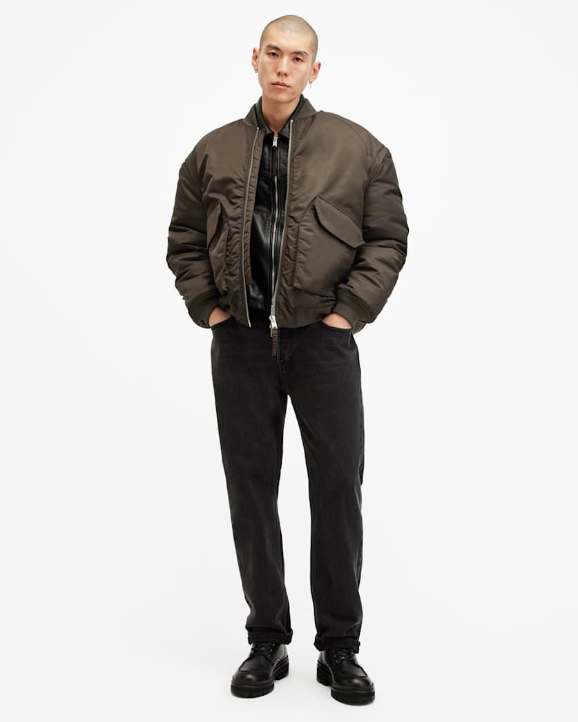 Hawk Oversized 2-In-1 Bomber Jacket