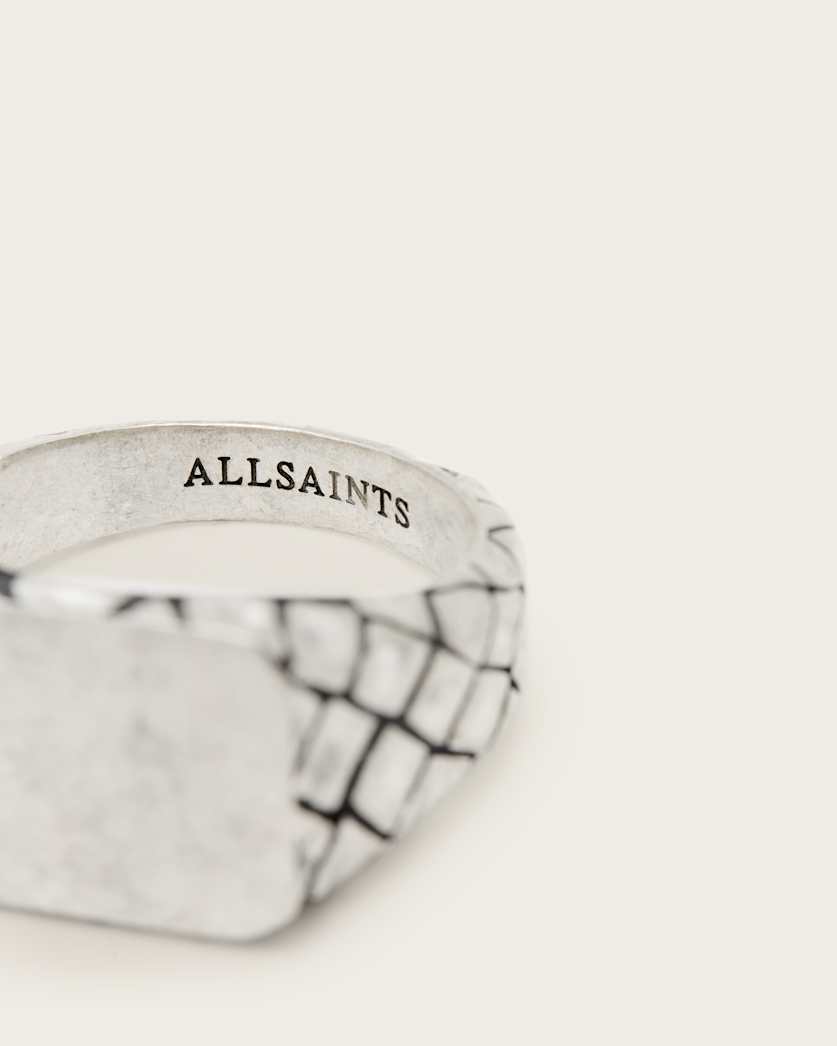Carter Textured Signet Ring