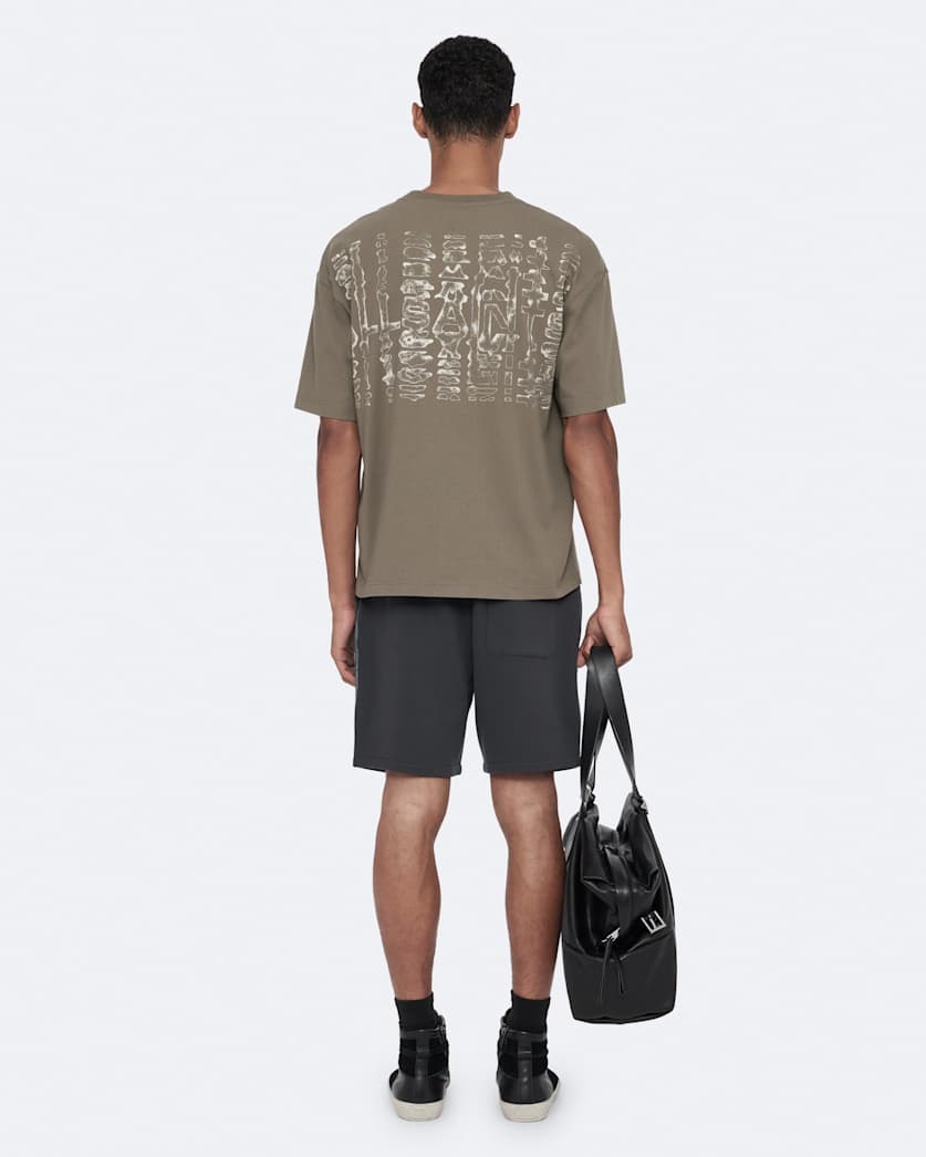 Stamped jersey sweatshorts