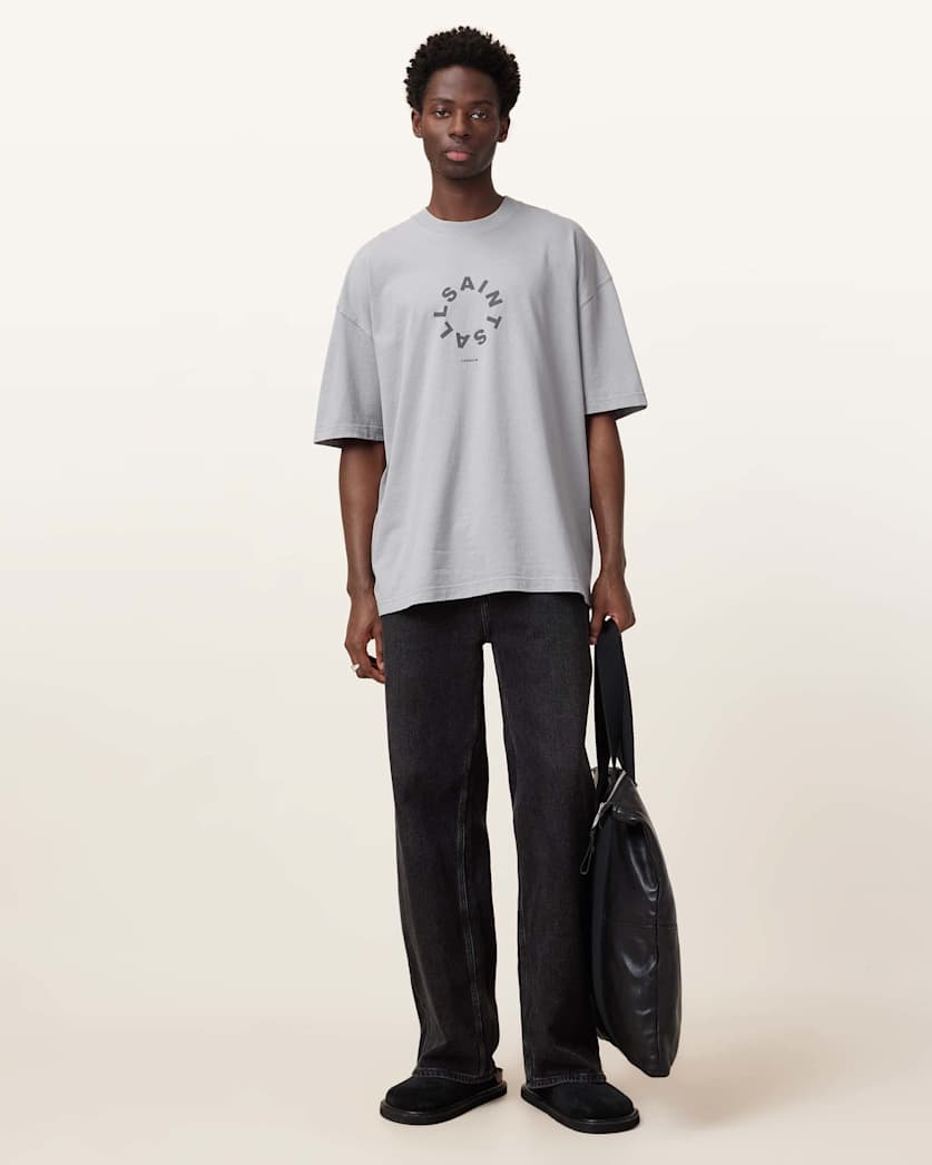 Tierra Oversized Crew Neck Logo T-Shirt