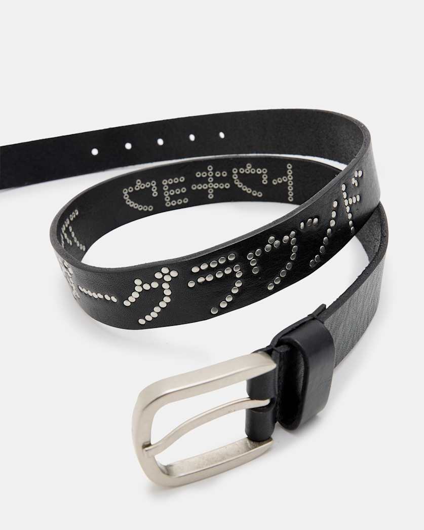 Underground Studded Leather Belt