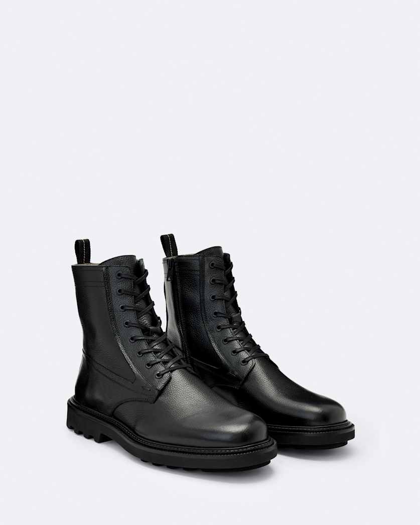 Niles Leather Military Boots
