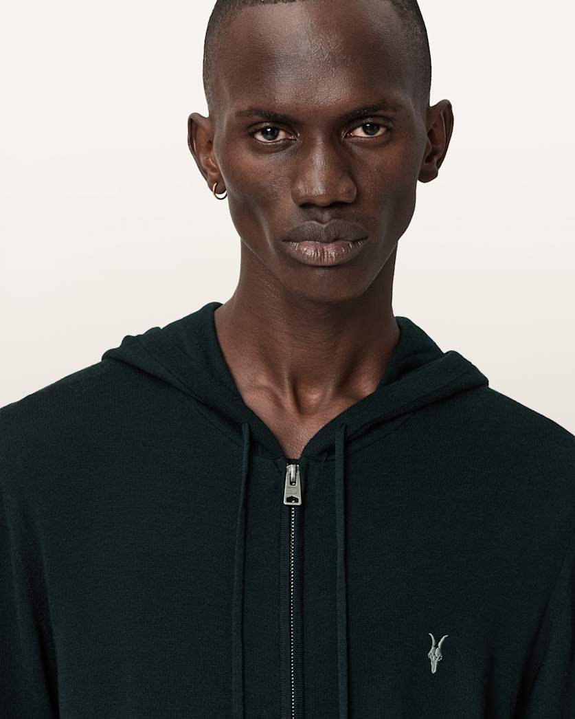 Mode Merino Zip Up Ramskull Hoodie