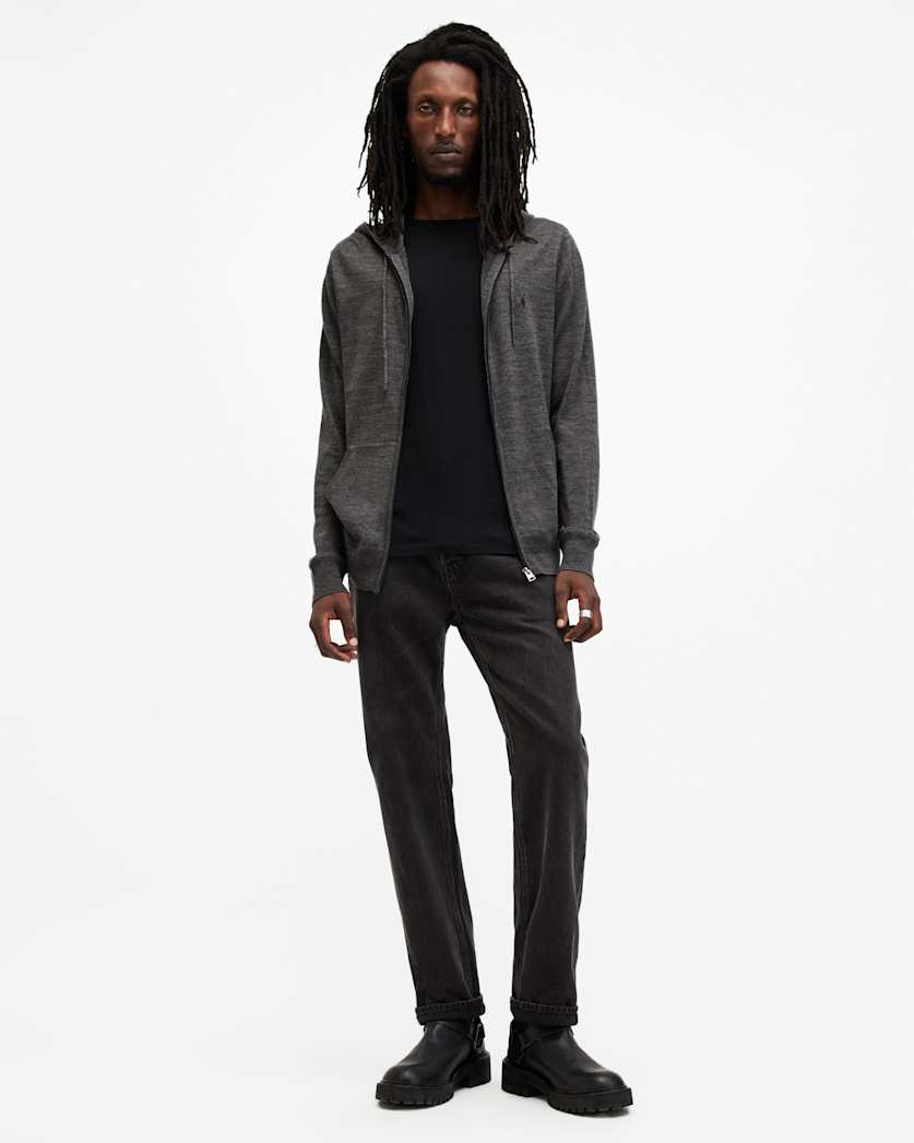 Mode Merino Zip Up Ramskull Hoodie