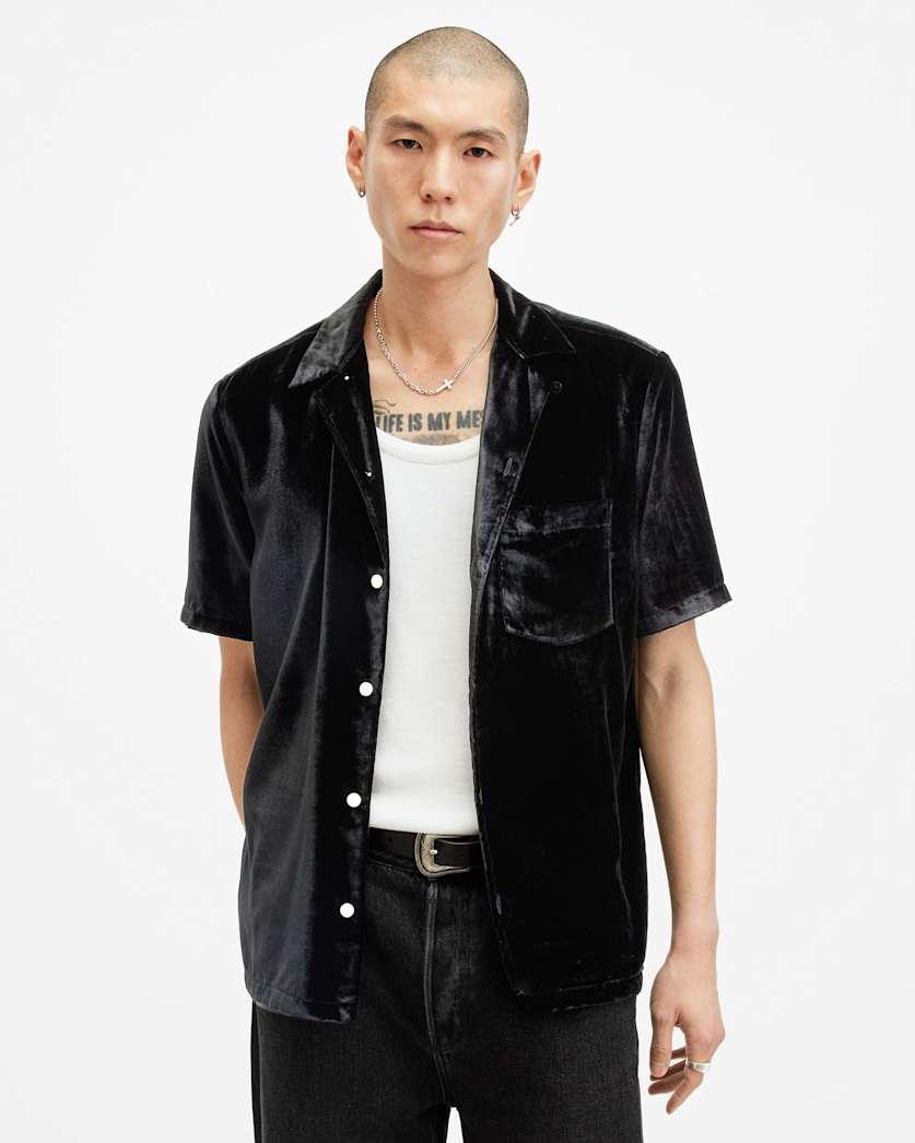 Runa Velvet Relaxed Fit Shirt