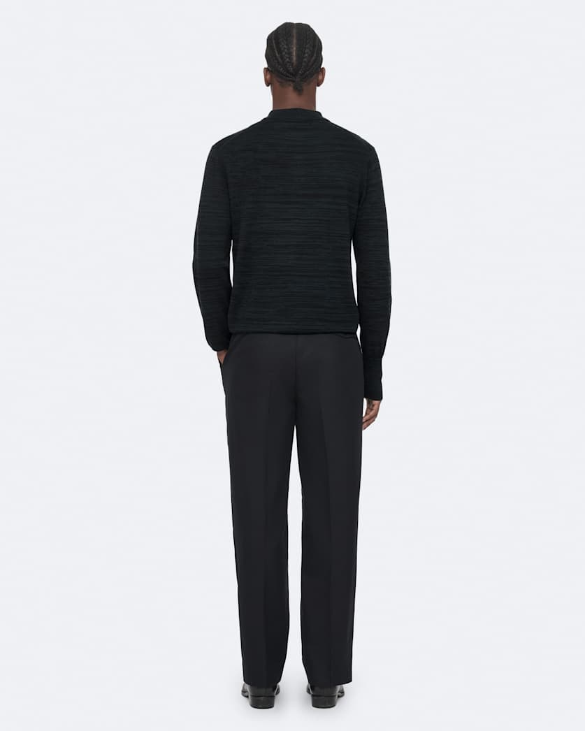 Beton Merino Wool Knitted Polo Shirt