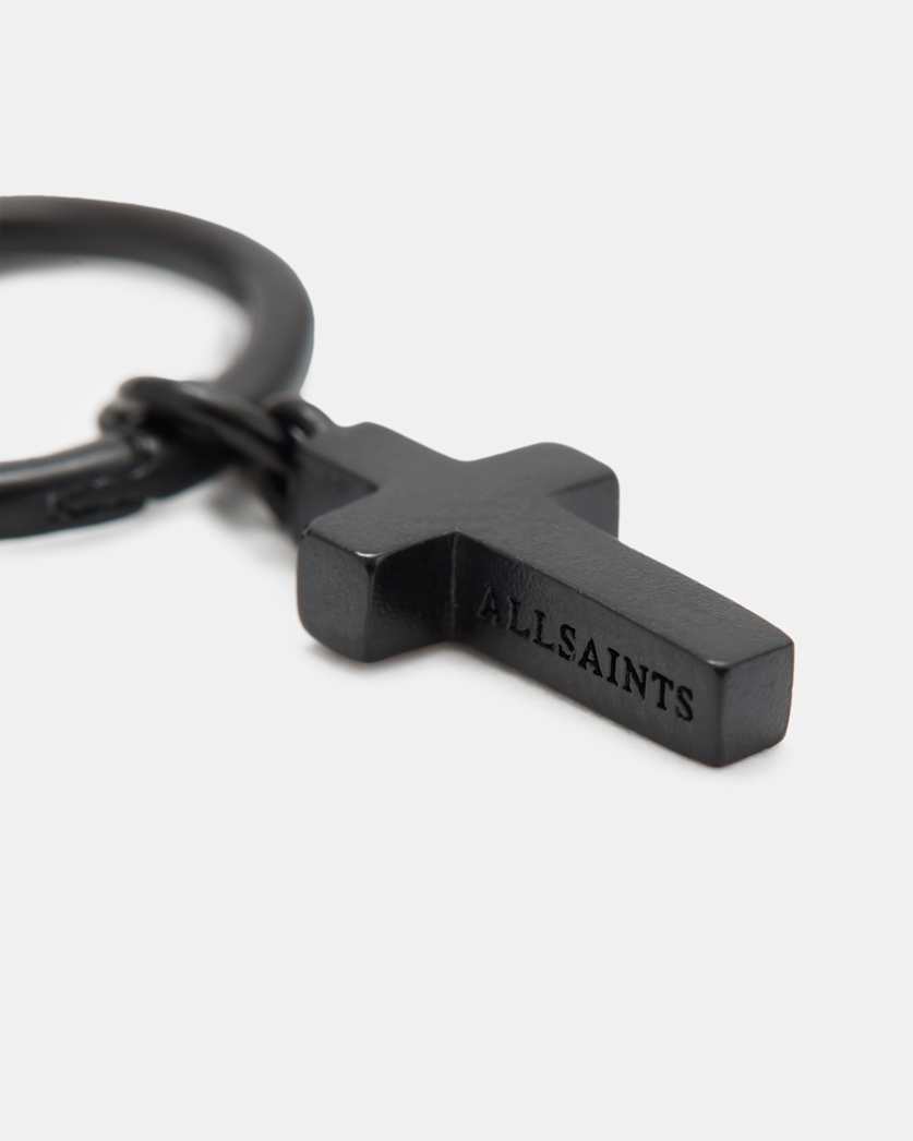 Casson Cross Pendant Hoop Earring