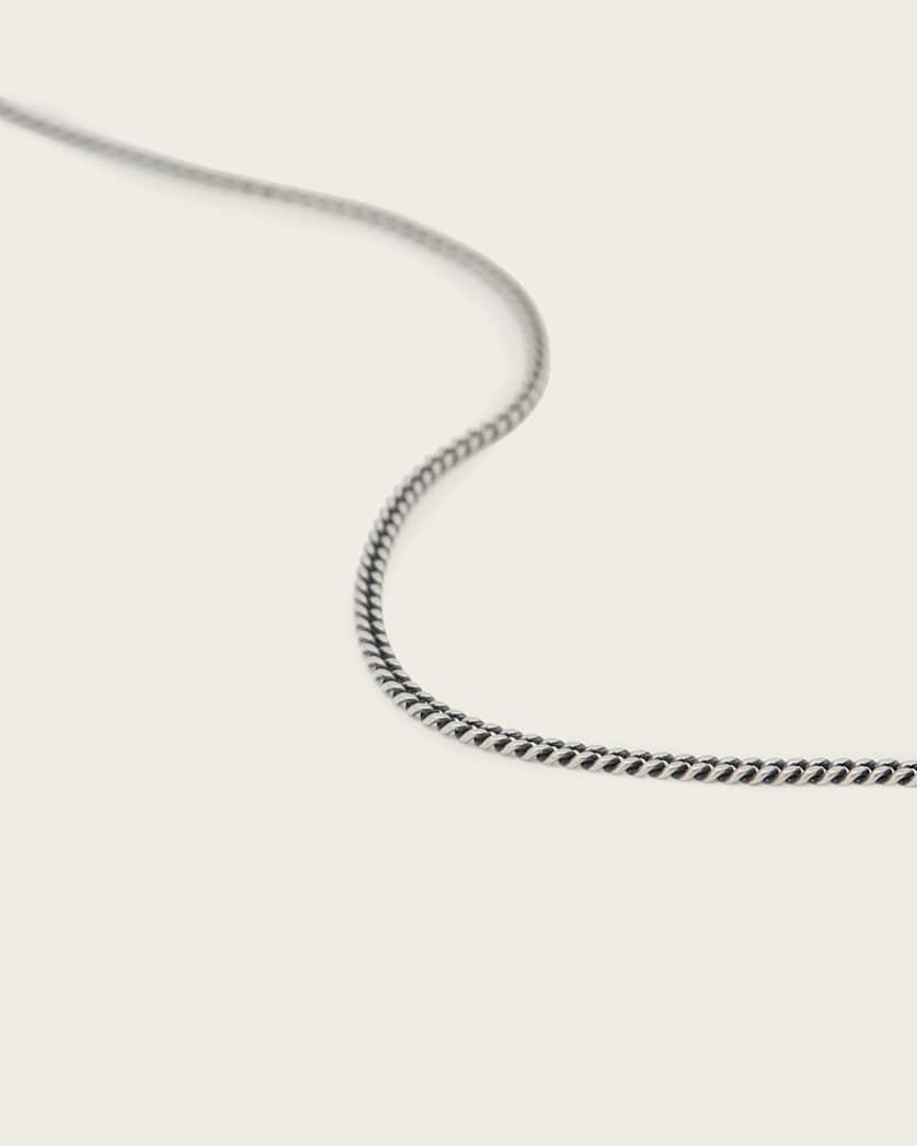 Axl Sterling Silver Large Curb Necklace