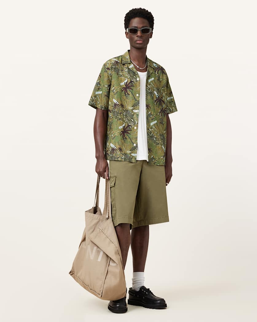 Liner Printed Relaxed Fit Shirt