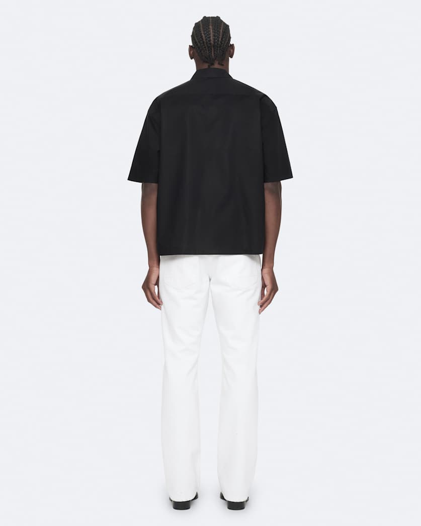 Oversized cotton poplin shirt