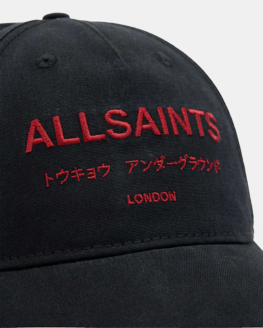 Underground Logo Print Baseball Cap