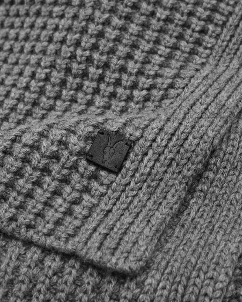 Nevada Ribbed Wool Blend Scarf