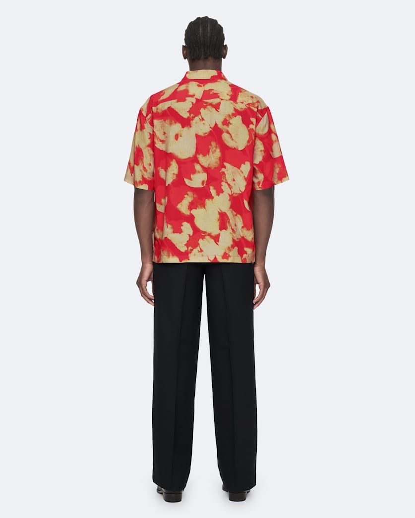 Tulip Oversized Viscose Floral Shirt