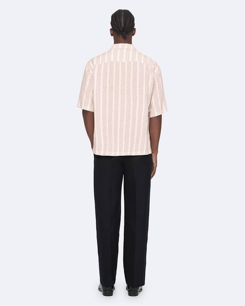 Polka-dot short sleeve shirt