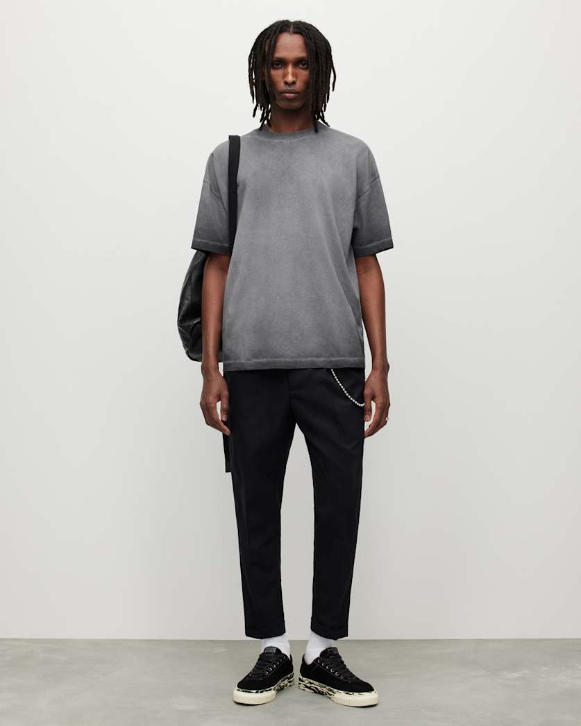 Parc Oversized Oil Effect Crew T-Shirt