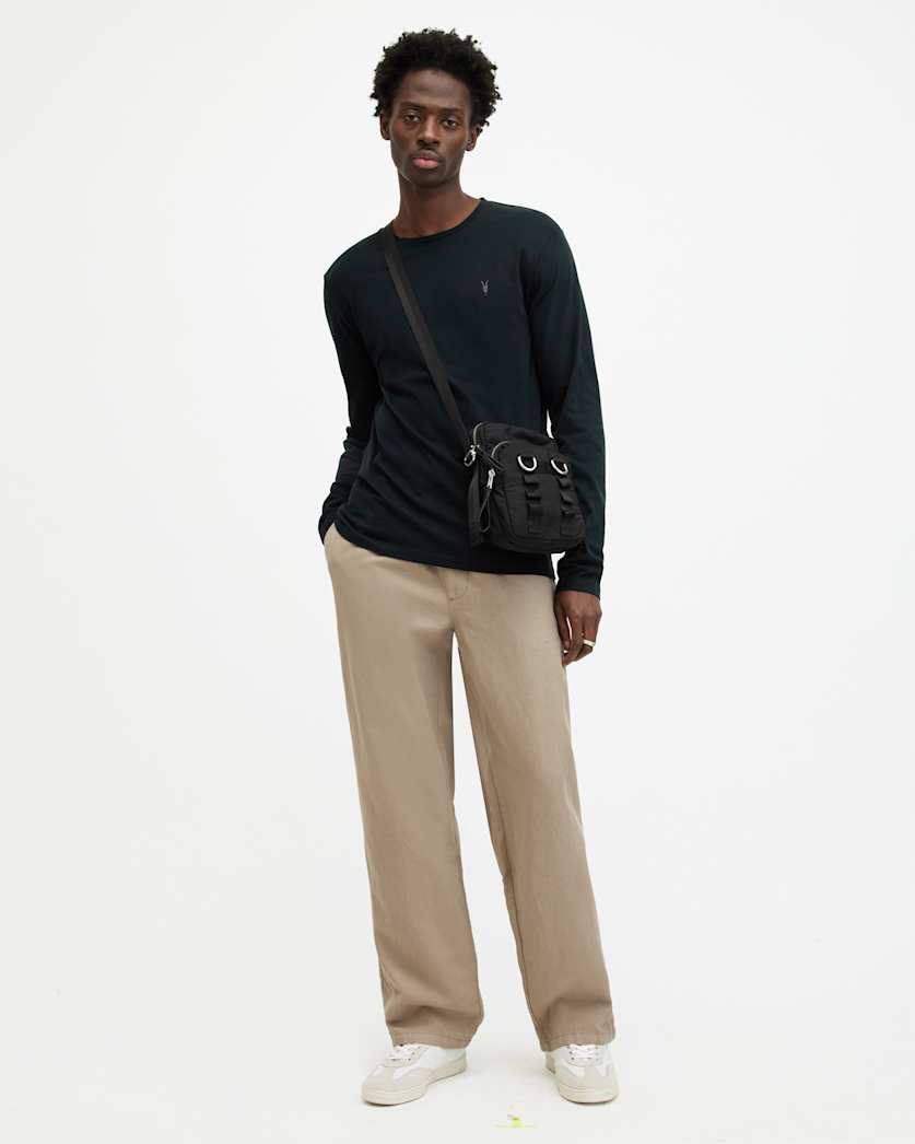 Brace Brushed Cotton Long Sleeve T-Shirt