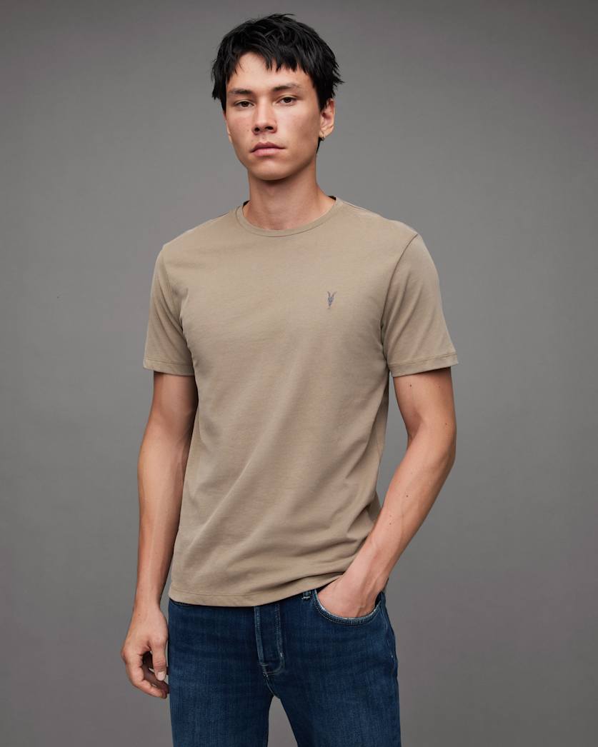 Brace Brushed Cotton Crew T-Shirt 3 Pack
