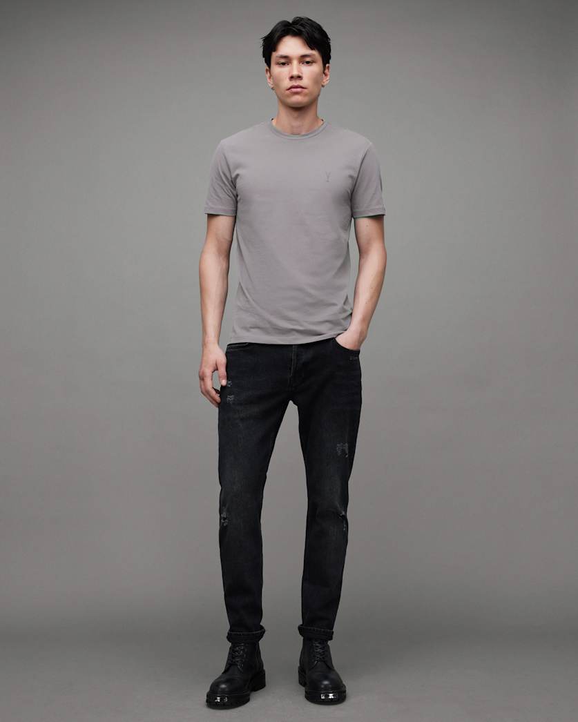 Brace Brushed Cotton Crew Neck T-Shirt