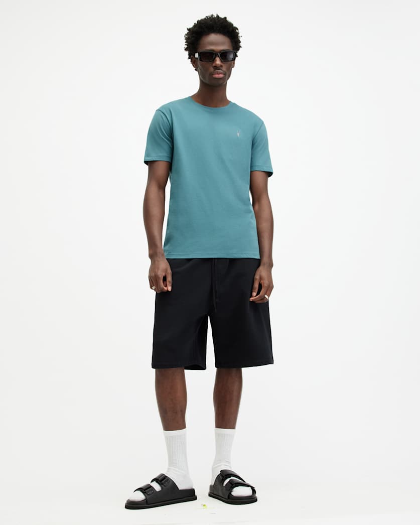 Brace Brushed Cotton Crew Neck T-Shirt