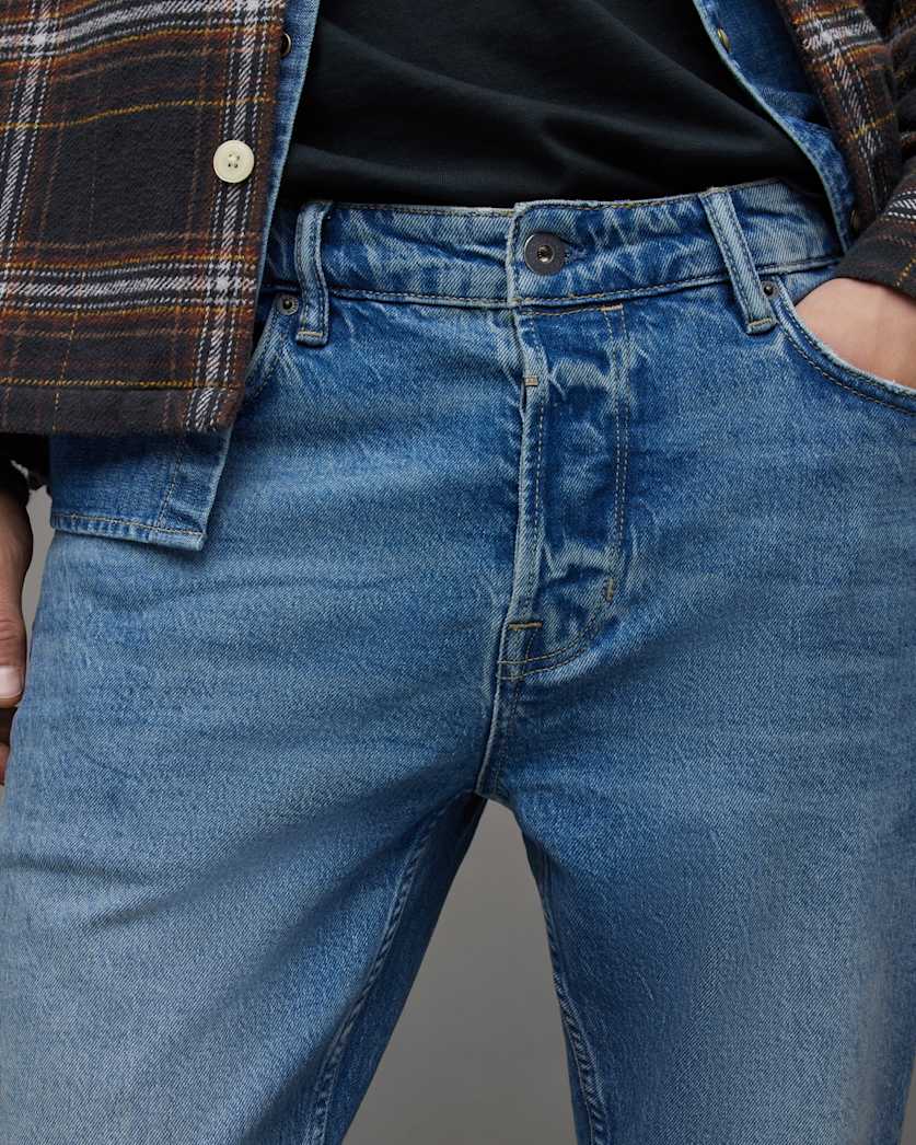 Cigarette Skinny Distressed Denim Jeans