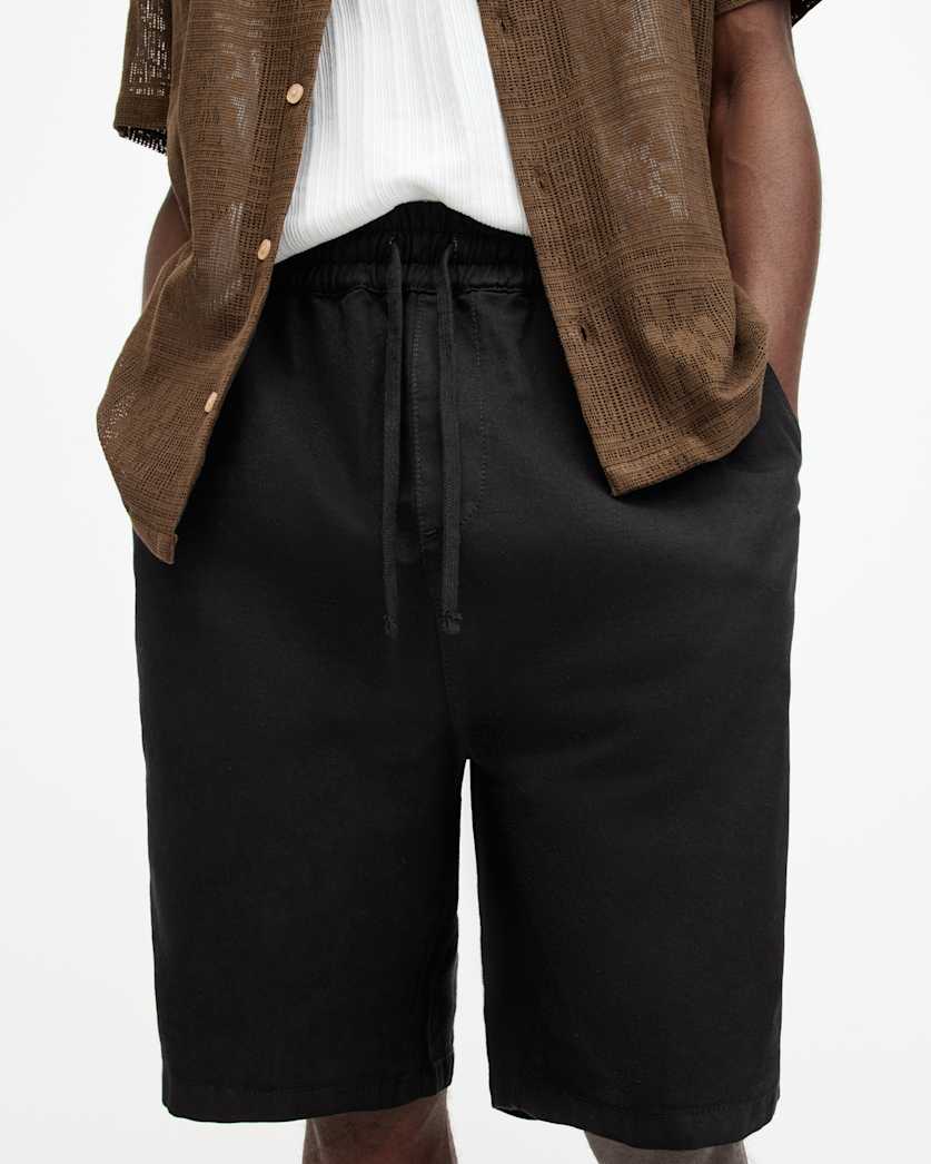 Hanbury Linen Blend Straight Fit Shorts