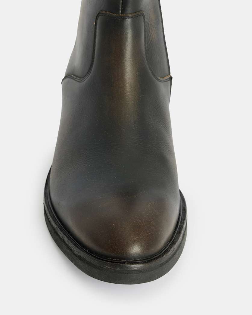 Lang Leather Zip Up Boots