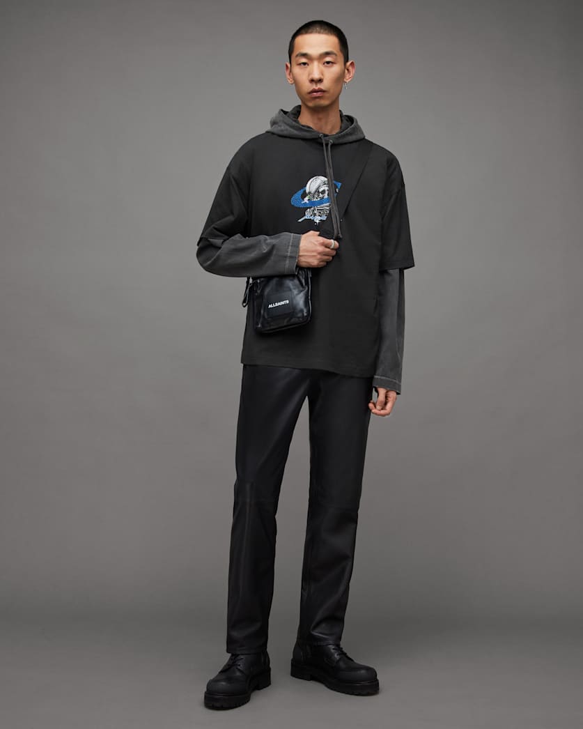 Saturn Alien Graphic Oversized T-Shirt