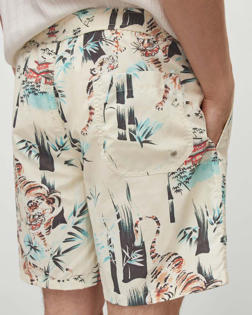 Tagise Tiger Print Swim Shorts