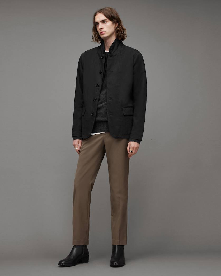 Miles Double Layered Button Up Blazer