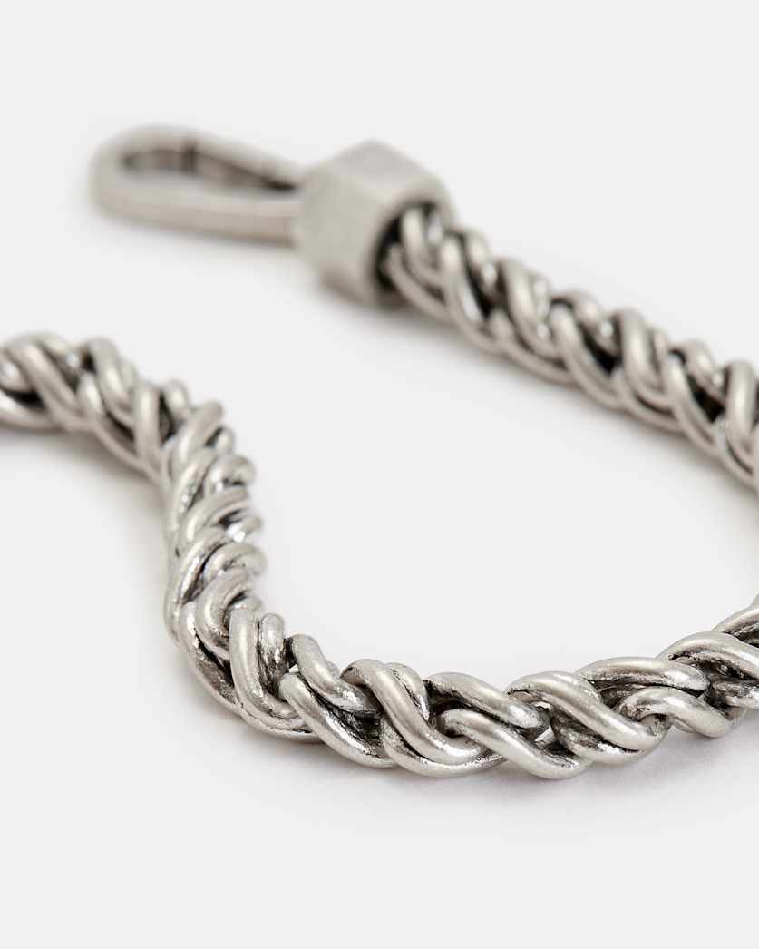Rope Chain Sterling Silver Bracelet