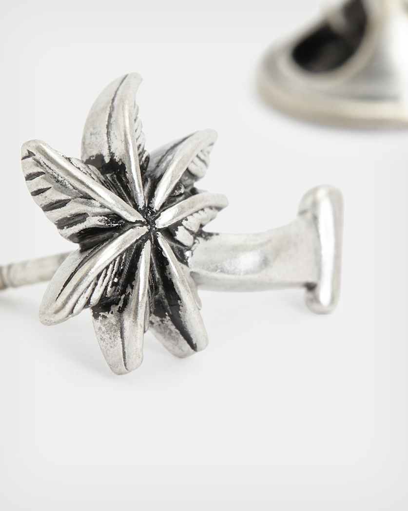 Palm Tree Sterling Silver Pin