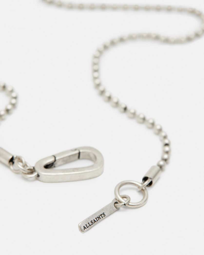 Underground Sterling Silver Tag Necklace