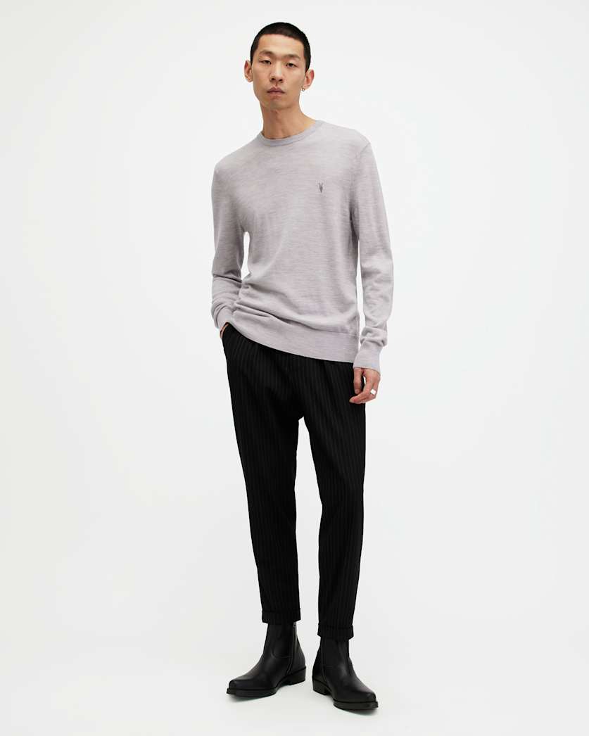 Mode Merino Crew Neck Ramskull Jumper