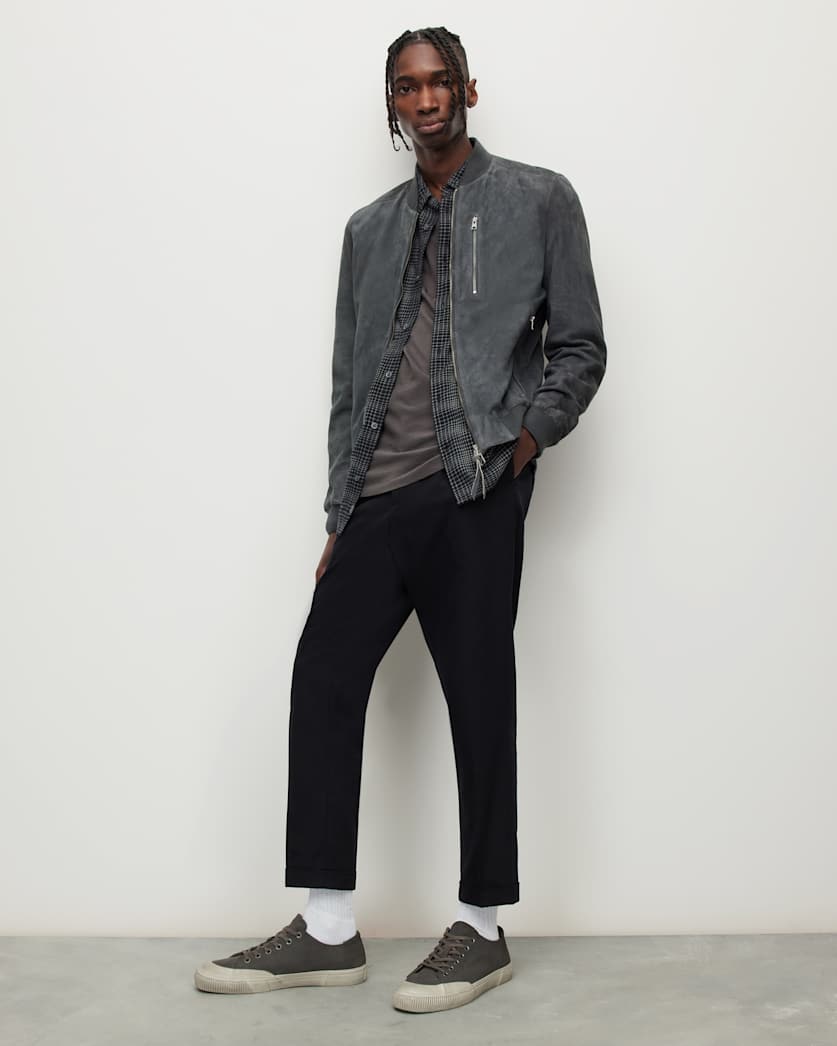 Kemble Suede Bomber Jacket