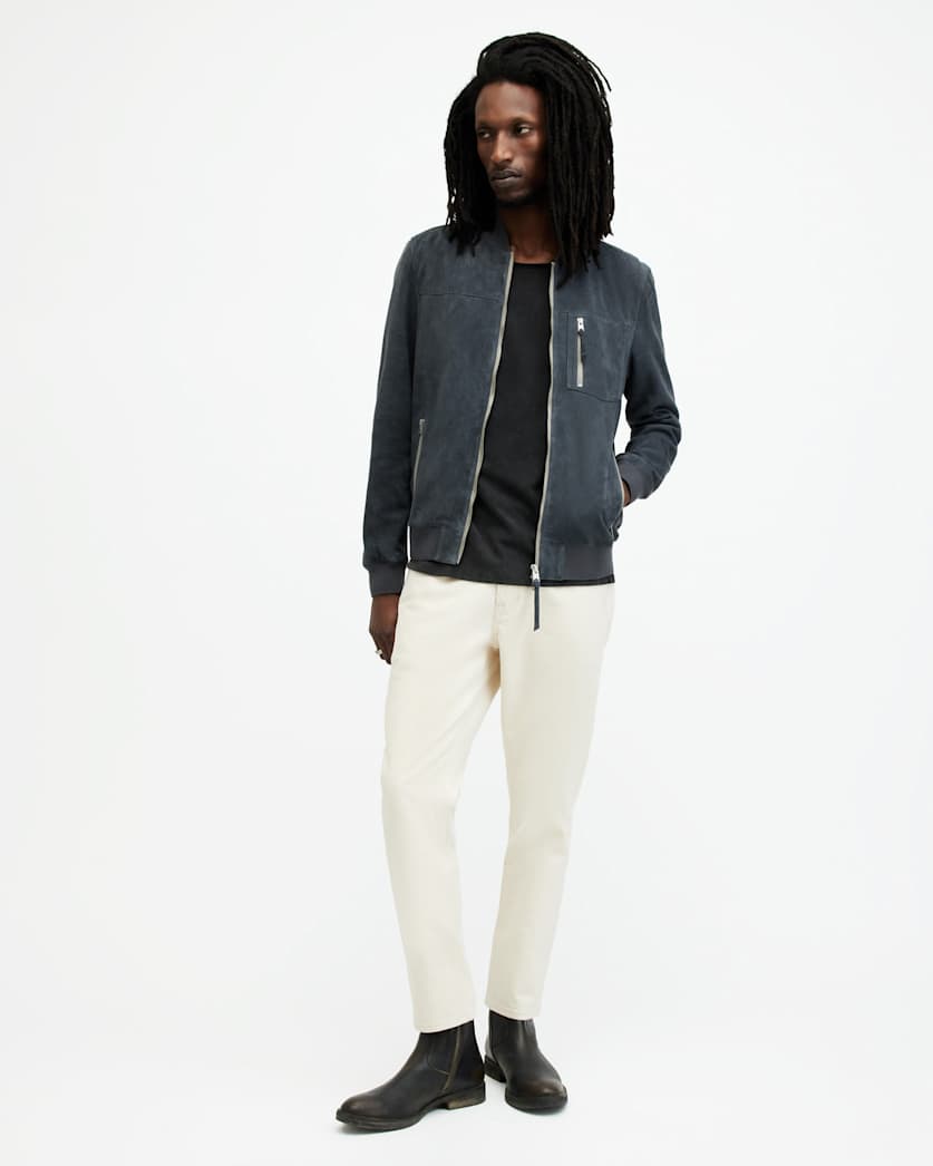 Kairo Suede Bomber Jacket