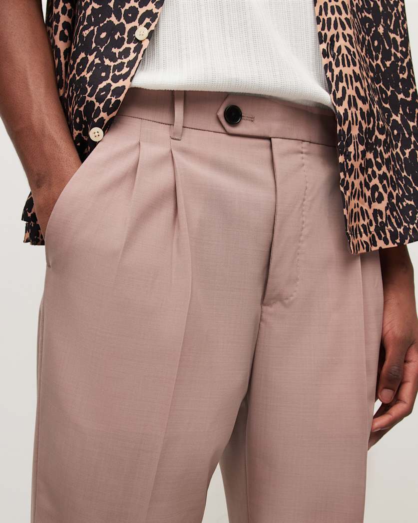 Santo Mid-Rise Cropped Tailored Trousers