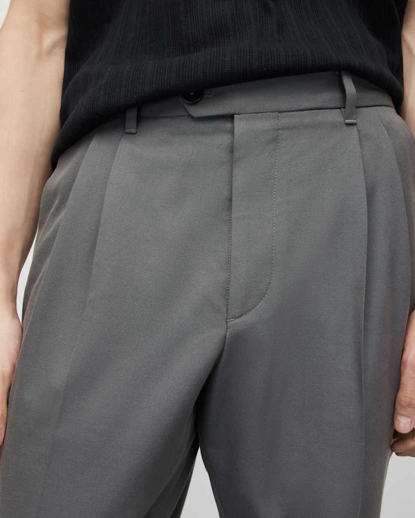 Tallis Slim Fit Cropped Trousers