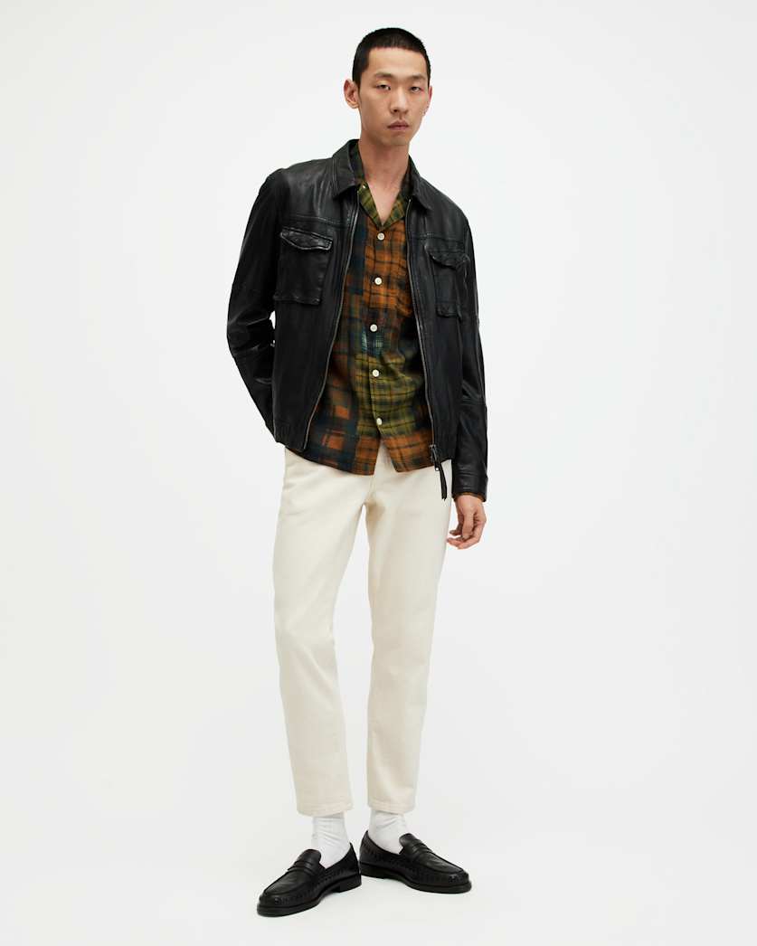 Carreaux Patchwork Checked Jacquard Shirt