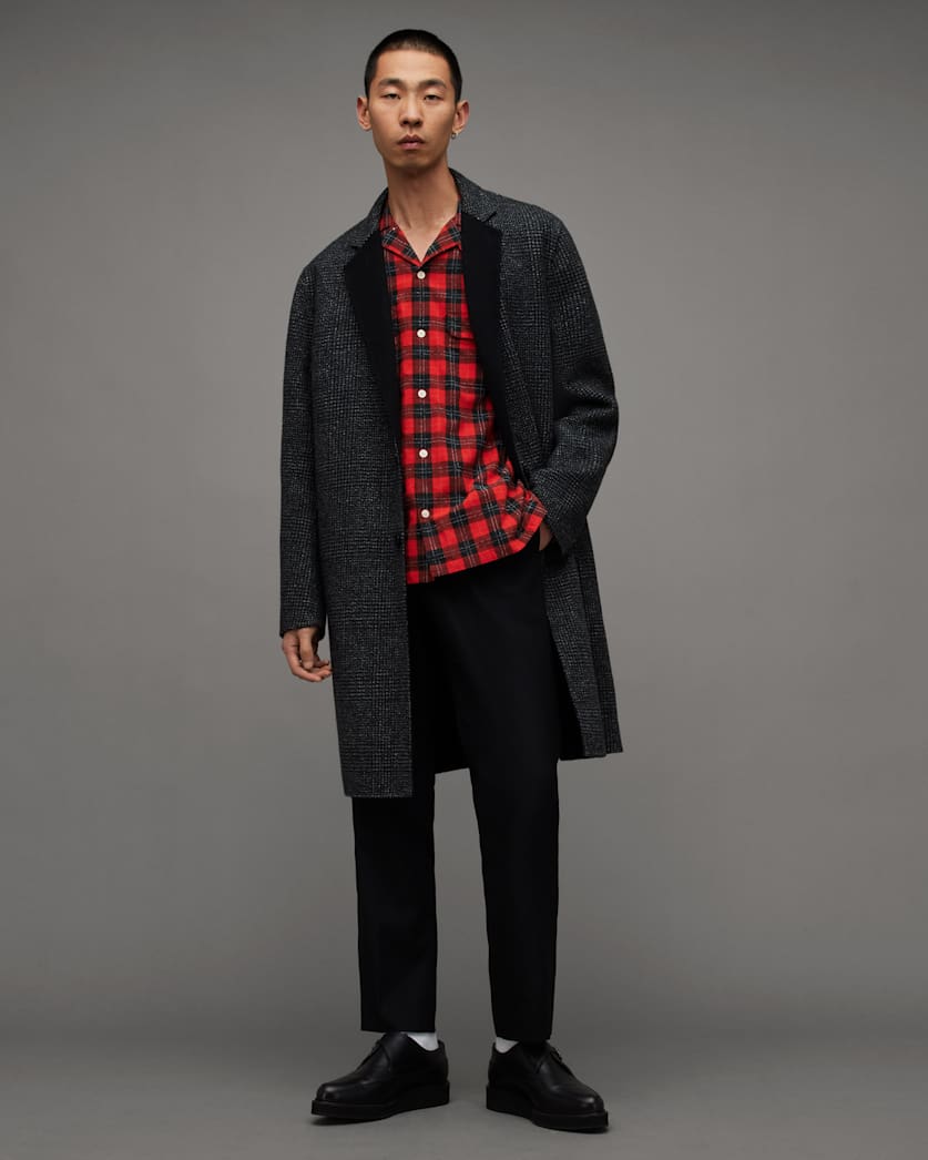 Duane Checked Long Sleeve Relaxed Shirt