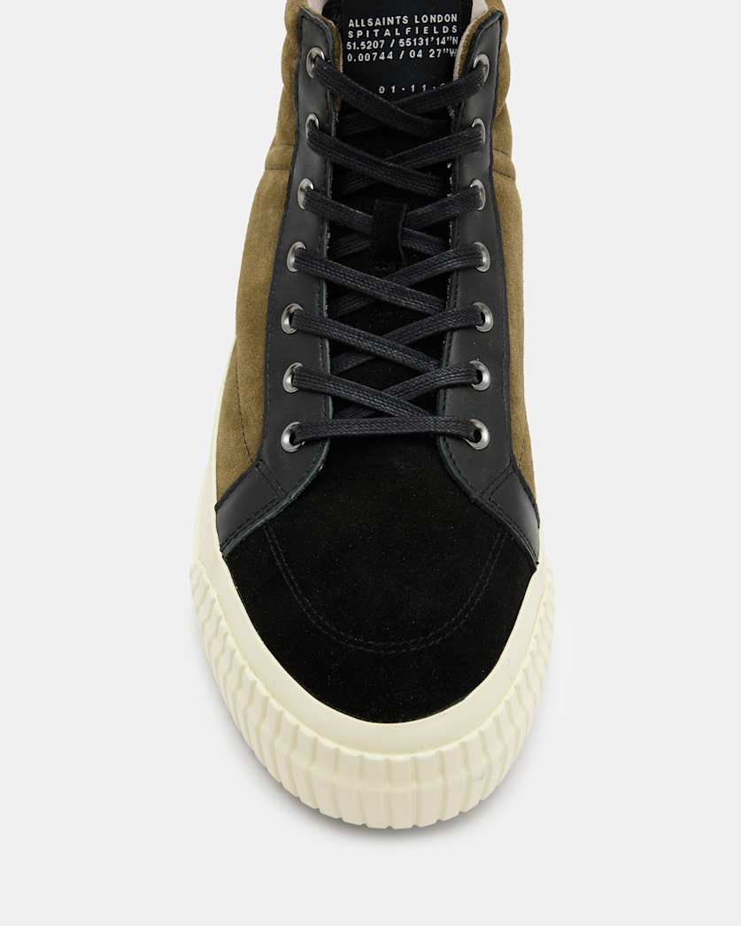 Maverick Leather High Top Trainers