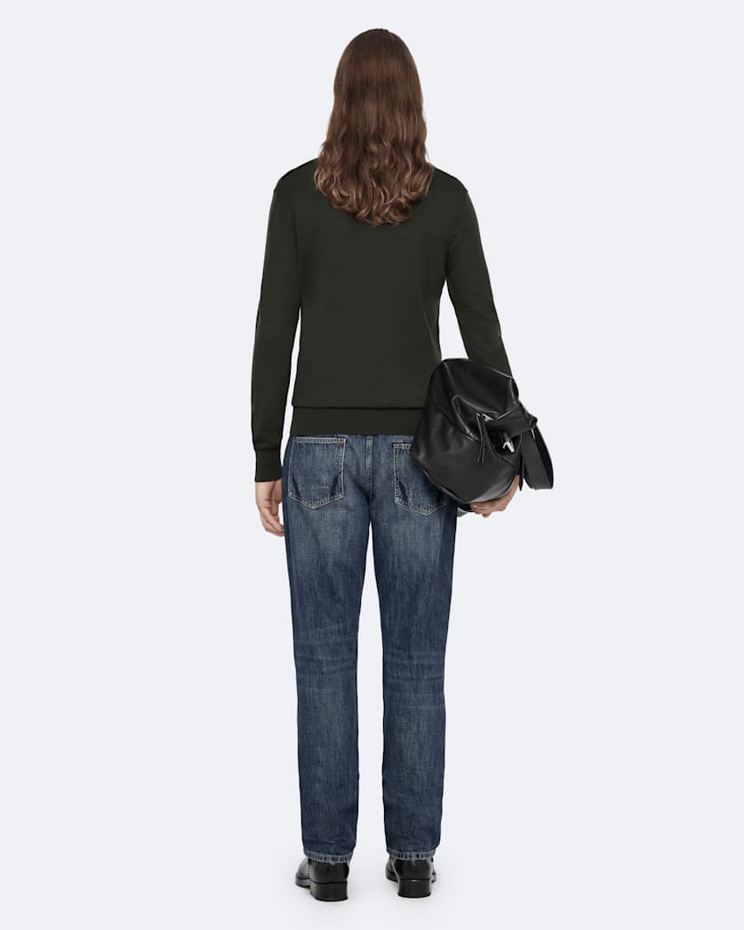 Mode Merino Crew Neck Ramskull Jumper