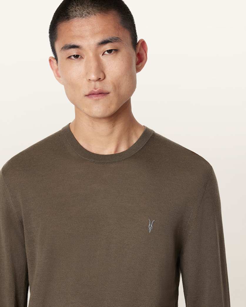 Mode Merino Crew Neck Ramskull Jumper