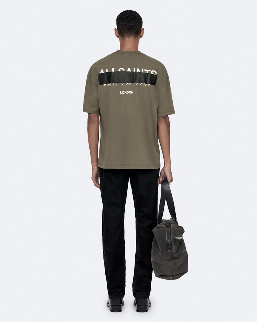 Redact Oversized Embroidered Logo T-Shirt