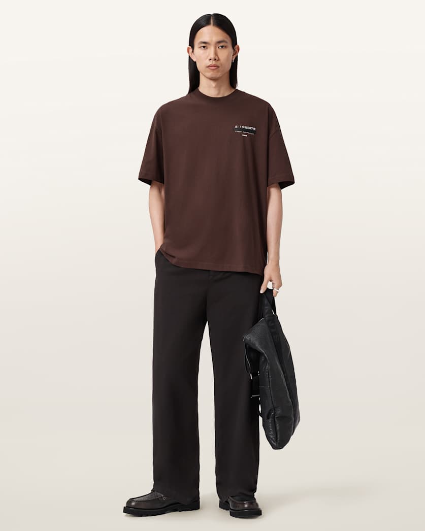 Redact Oversized Embroidered Logo T-Shirt