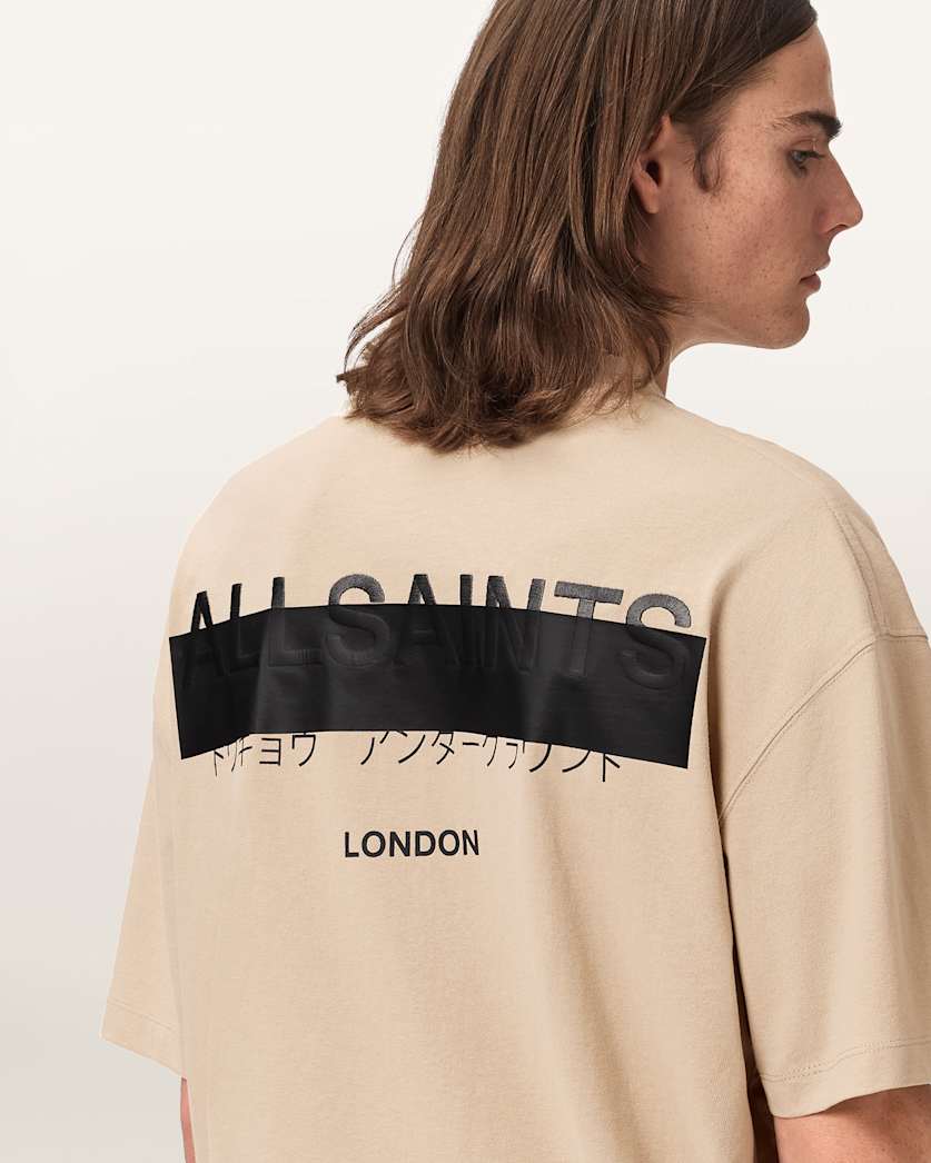 Redact Oversized Embroidered Logo T-Shirt