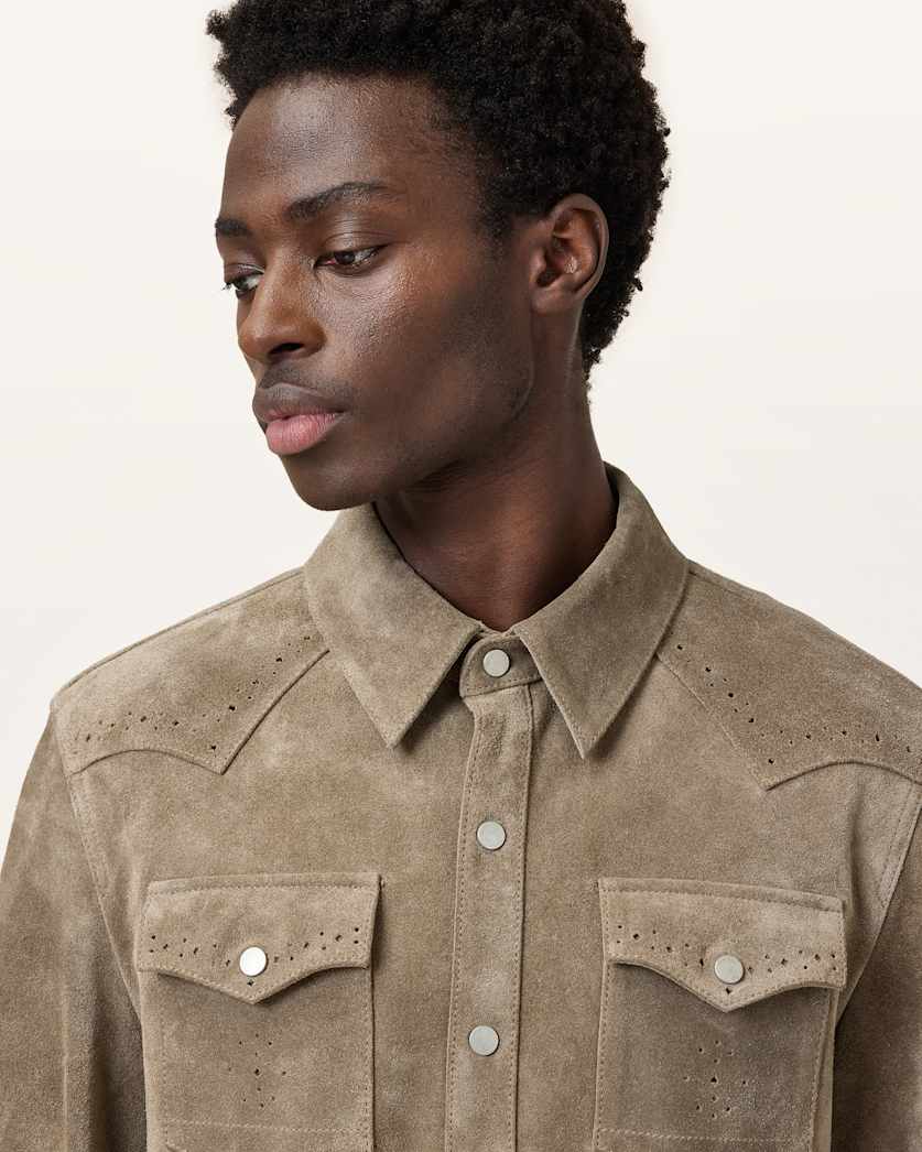 Goldendale Suede Western Shirt