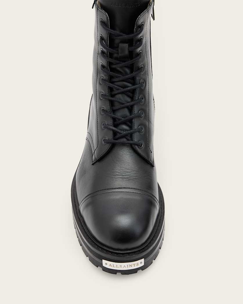 Hank Chunky Leather Boots