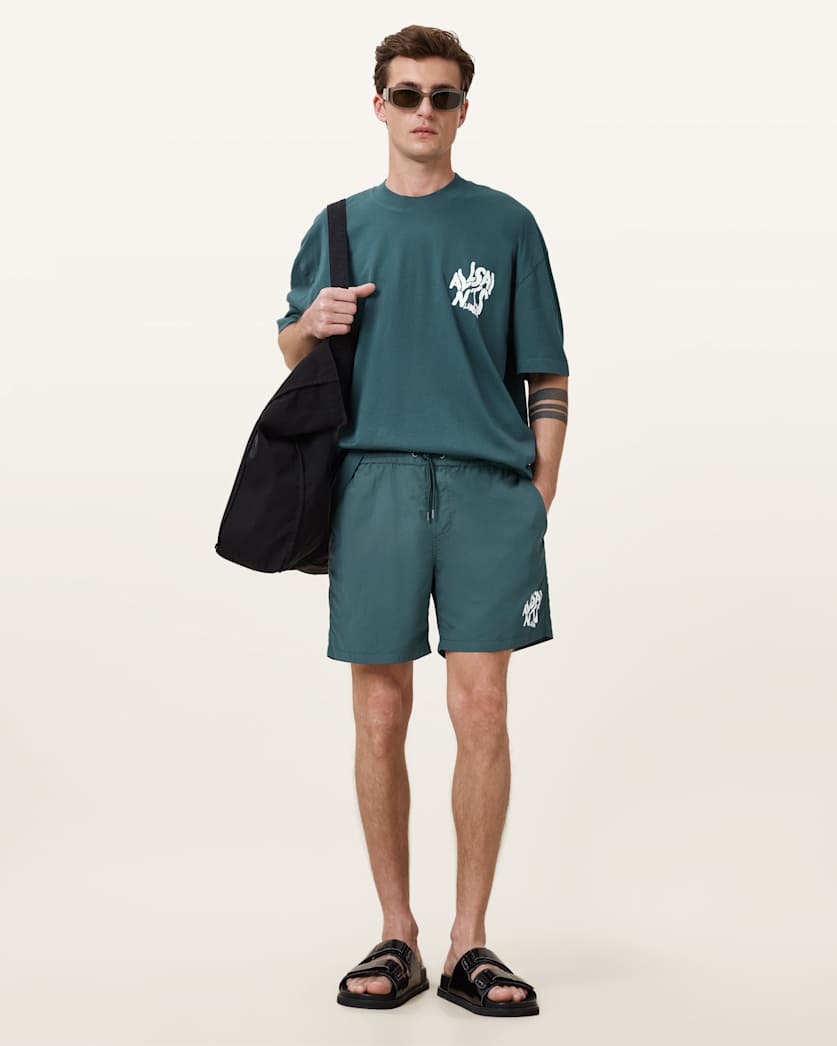 Orlando Slim Fit Printed Swim Shorts